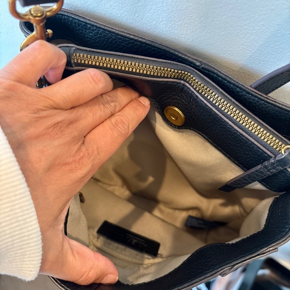 American Leather Black Handbag - Picture 7 of 13